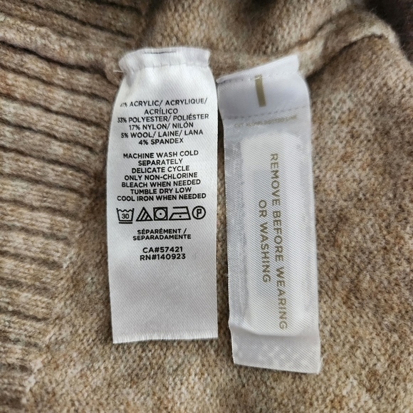 Loft Womens |M| Beige Fair Isle Pullover Sweater - Picture 7 of 8